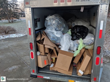 Holiday Hustle 2018 - U-Haul with total waste