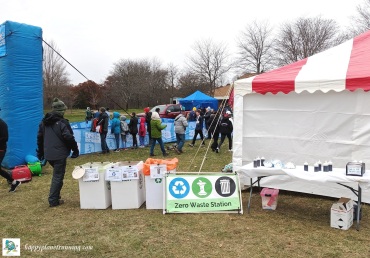 A2 Turkey Trot 2019 - waste station 4 - food tent
